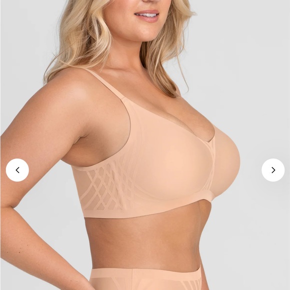 Honeylove - Wireless Bra / Beige / NWT Medium 36 B / C - Picture 1 of 15